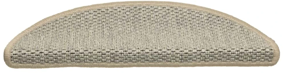 Lipnūs laiptų kilimėliai, 15vnt., šviesiai žali, 56x17x3cm
