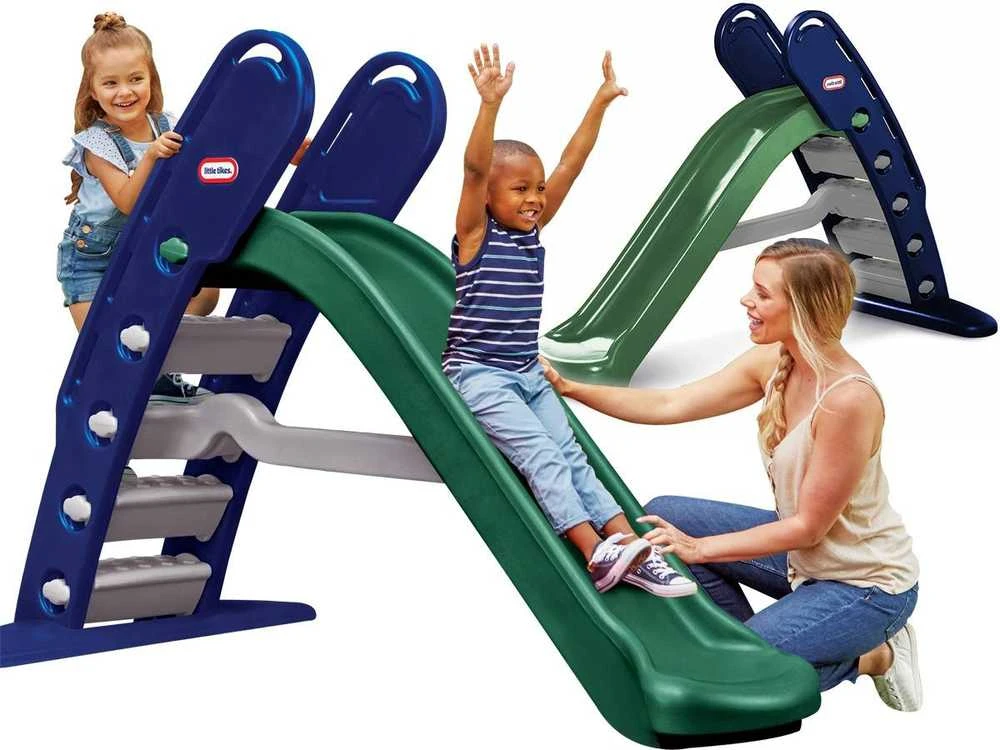 Little Tikes Mažos tikes wielka mėlynos žalios spalvos skaidrės 180 cm