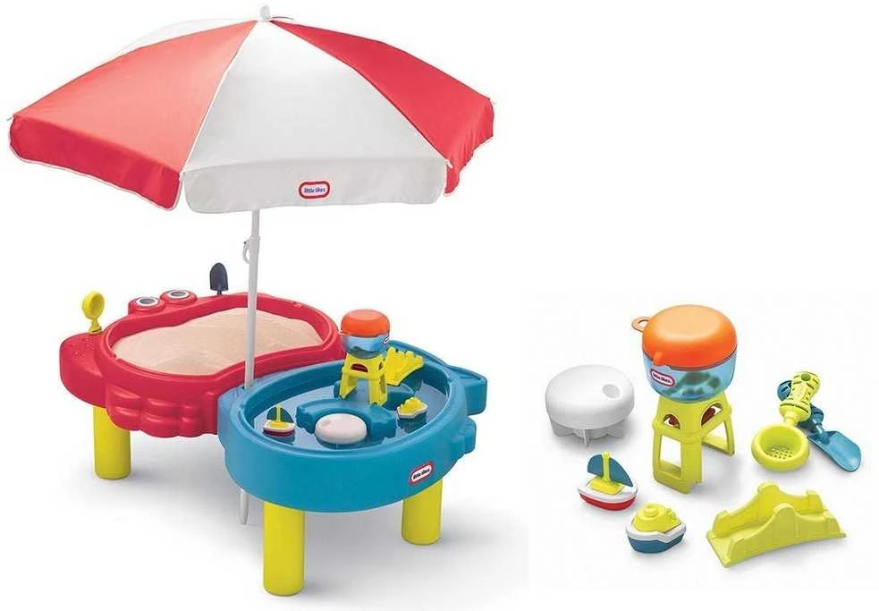 Little Tikes smėlio ir vandens stalas su skėčiu