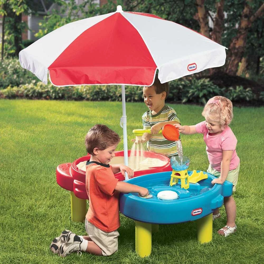 Little Tikes smėlio ir vandens stalas su skėčiu