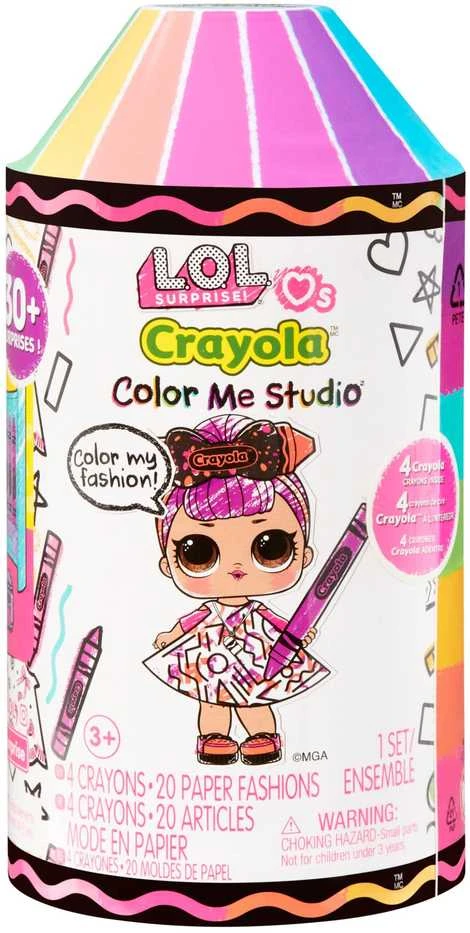 MGA L.O.L. siurprizas dievina CRAYOLA – „Color Me Studio“