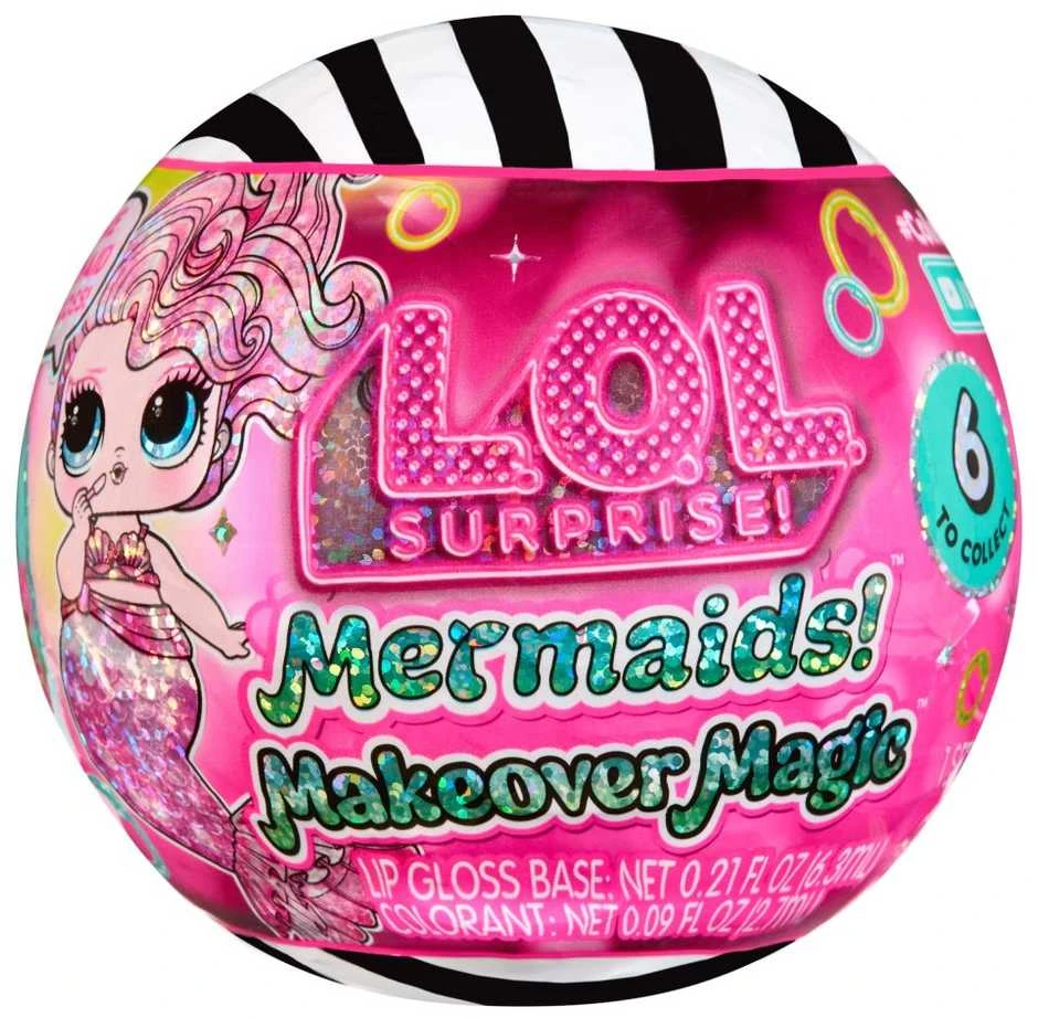 L.O.L. Surprise Mermaids Makeover Magic Tots lėlė 596318-EUC