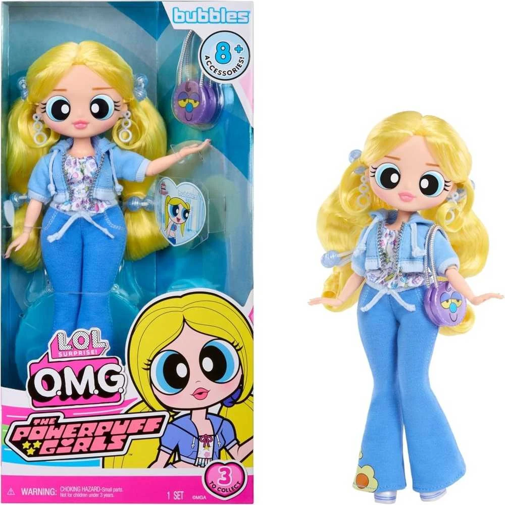 MGA L.O.L. Surprise OMG Powerpuff Girls lėlė Bubbles 542926-EUC