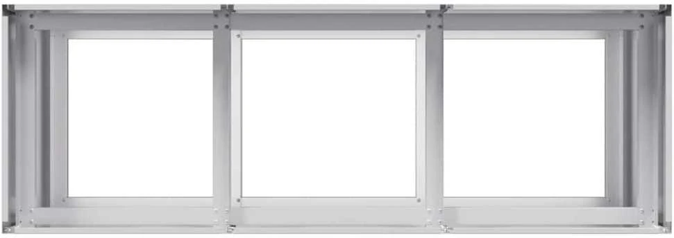 Lovelis, 120x40x80cm, galvanizuotas plienas