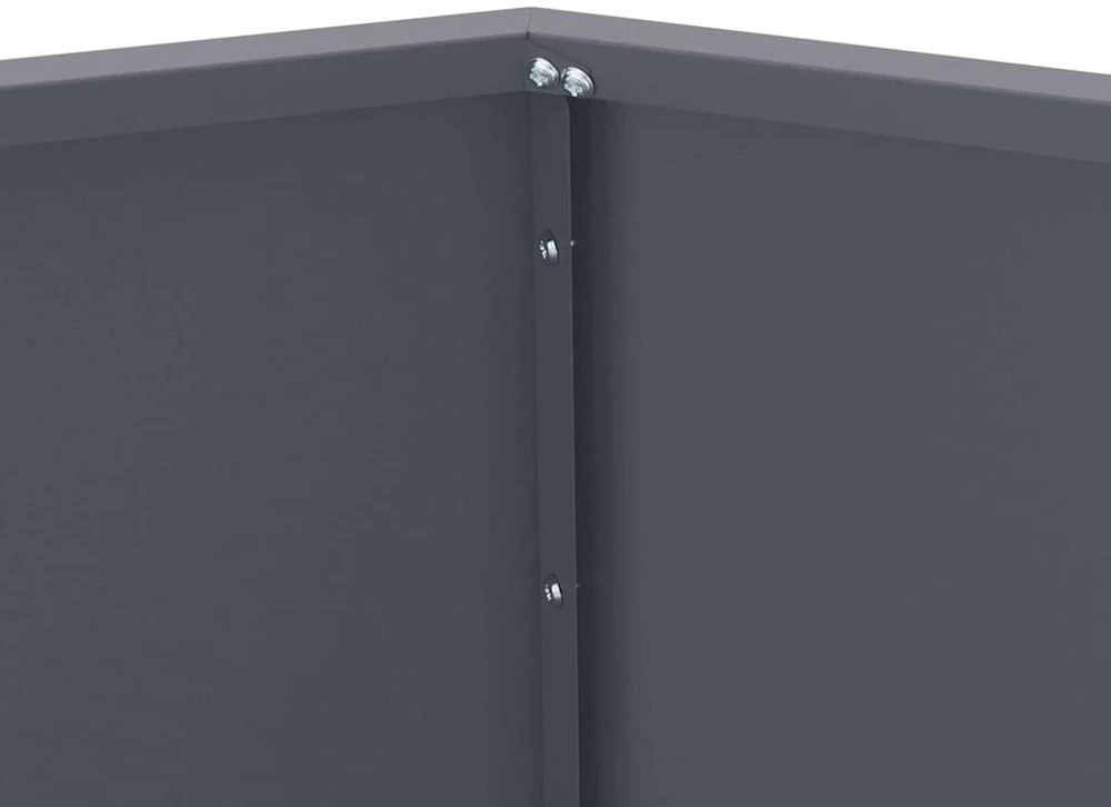 Lovelis 2 vnt. Antracito 100 x 100 x 80 cm Plienas