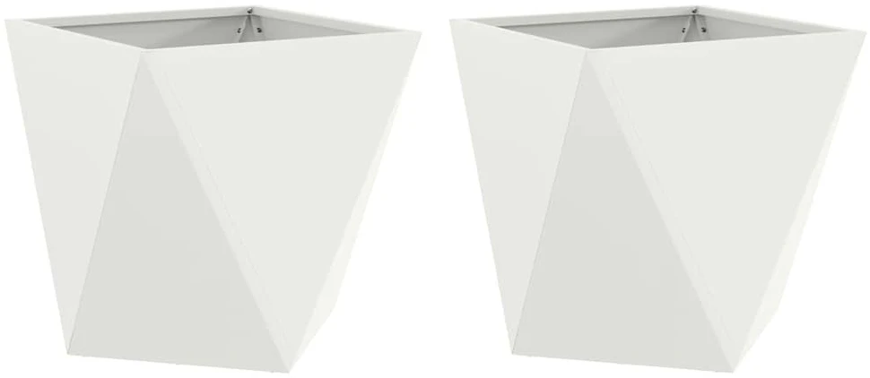 Lovelis 2 vnt. Balta 50 x 50 x 50 cm Plienas