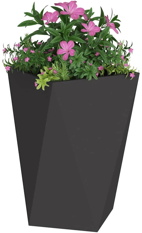 Lovelis 2 vnt. Juoda 50 x 50 x 75 cm Plienas