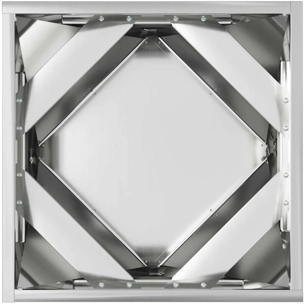 Lovelis 2 vnt. Sidabro 40 x 40 x 40 cm Cinkuota plienas