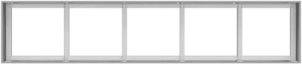 Lovelis, 200x40x40cm, galvanizuotas plienas