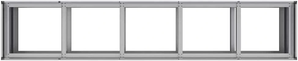 Lovelis, 200x40x80cm, galvanizuotas plienas