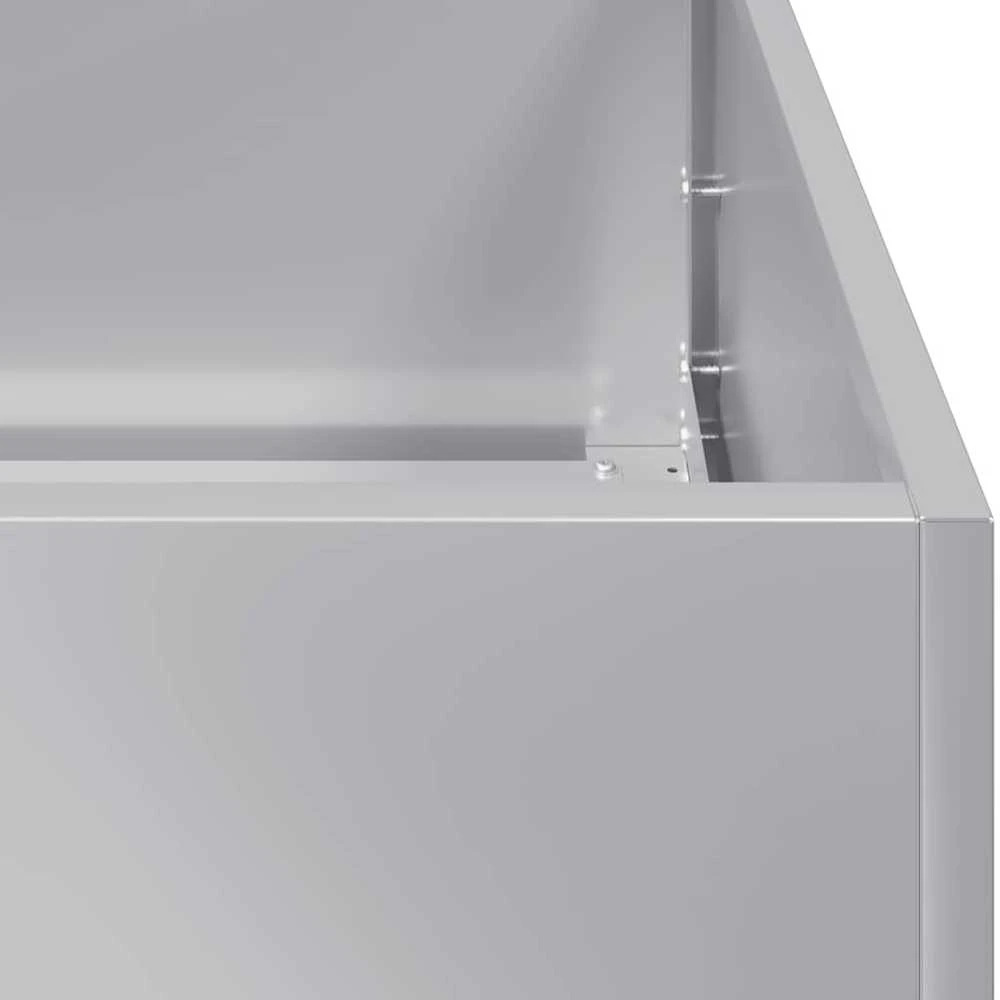 Lovelis, 80x80x40cm, galvanizuotas plienas