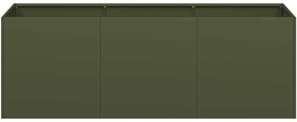Lovelis, alyvuogių žalias, 120x40x40cm šaltai valcuotas plienas