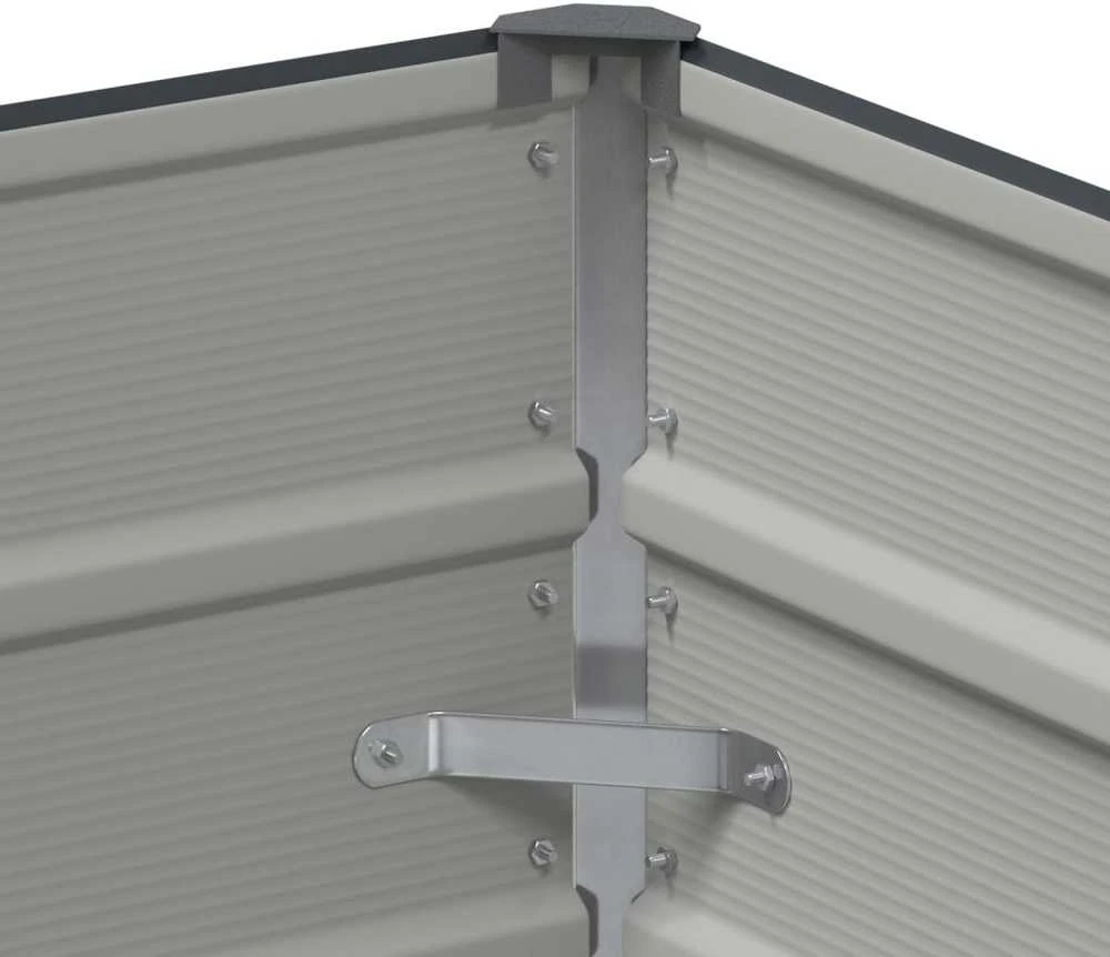 Lovelis Antracitas 100 x 50 x 75 cm Cinkuota plienas