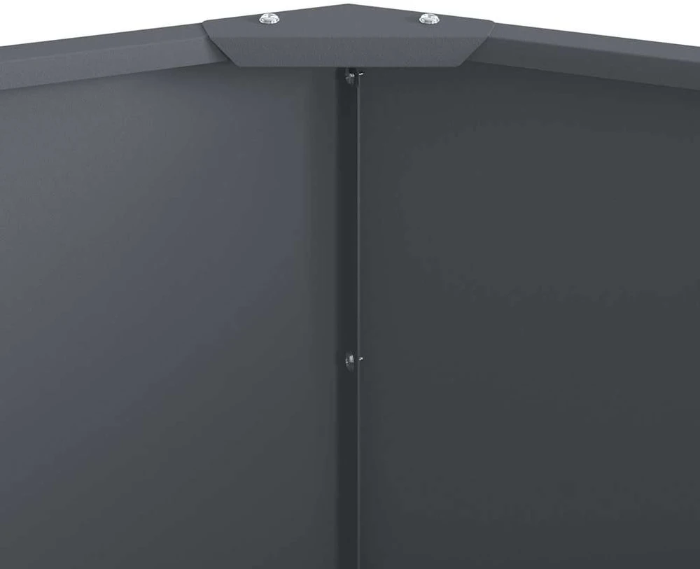 Lovelis Antracitas 120 x 120 x 50 cm Plienas