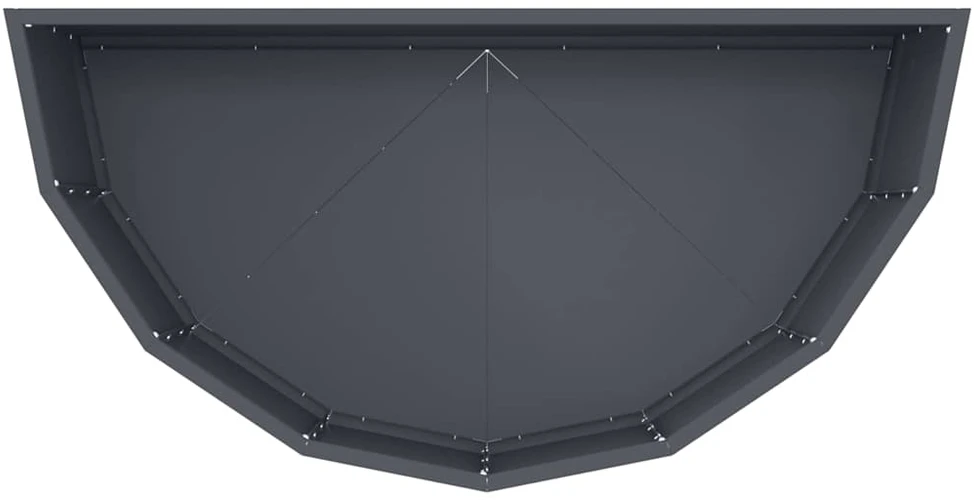 Lovelis Antracitas 90 x 45 x 35 cm Plienas