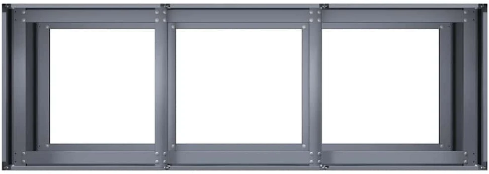Lovelis, antracito, 120x40x80cm, šaltai valcuotas plienas
