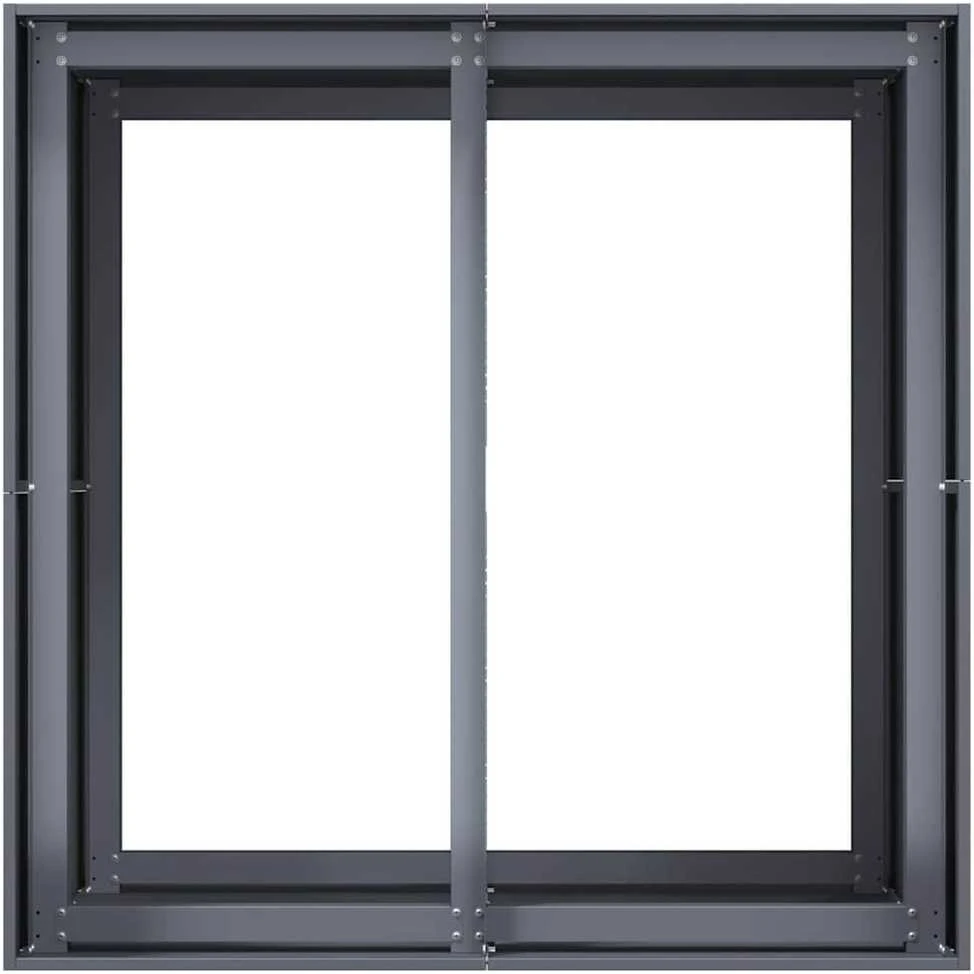 Lovelis, antracito spalvos, 80x80x80cm, plienas
