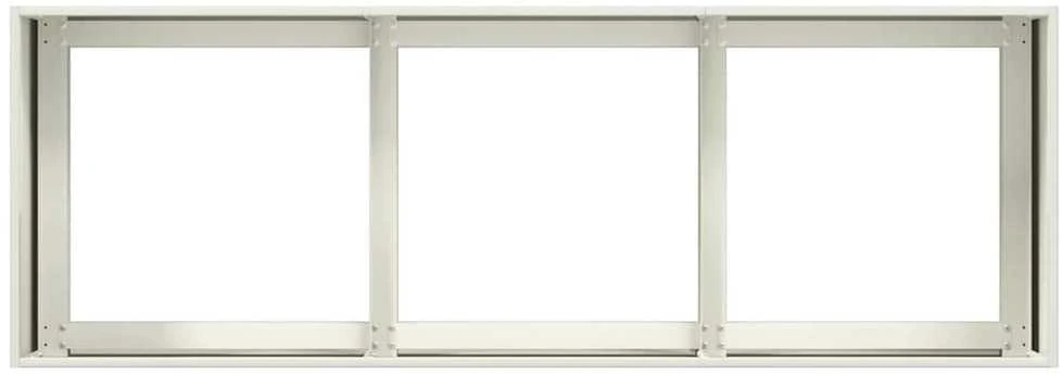 Lovelis, baltos spalvos, 120x40x40cm, šaltai valcuotas plienas