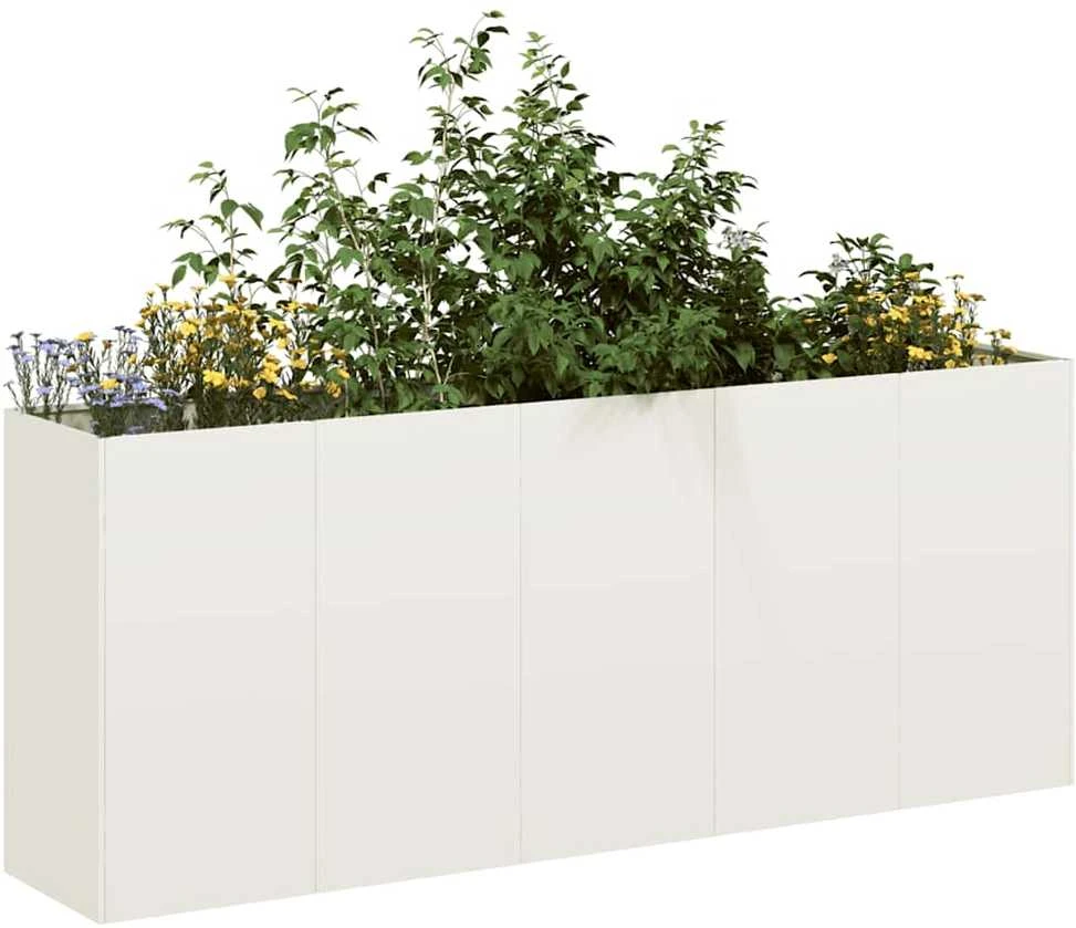 Lovelis, baltos spalvos, 200x40x80cm, šaltai valcuotas plienas