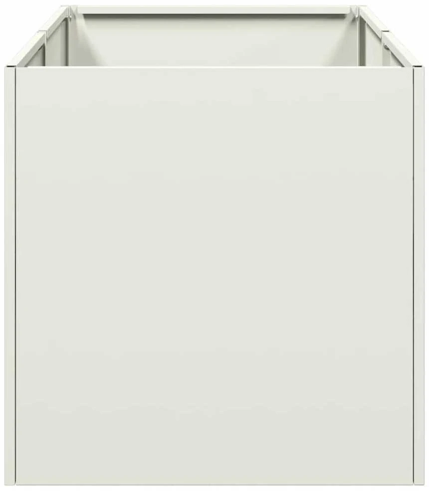 Lovelis, baltos spalvos, 40x80x40cm, šaltai valcuotas plienas