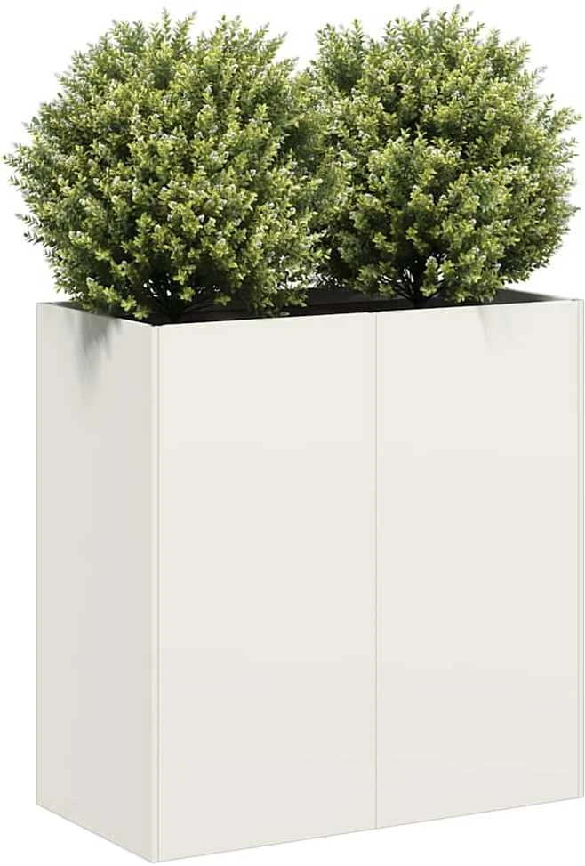Lovelis, baltos spalvos, 80x40x80cm, šaltai valcuotas plienas