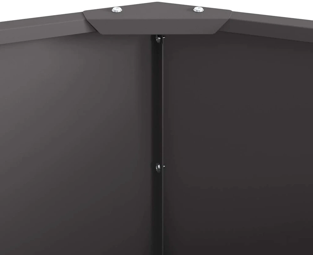 Lovelis Juoda 120 x 120 x 35 cm Plienas