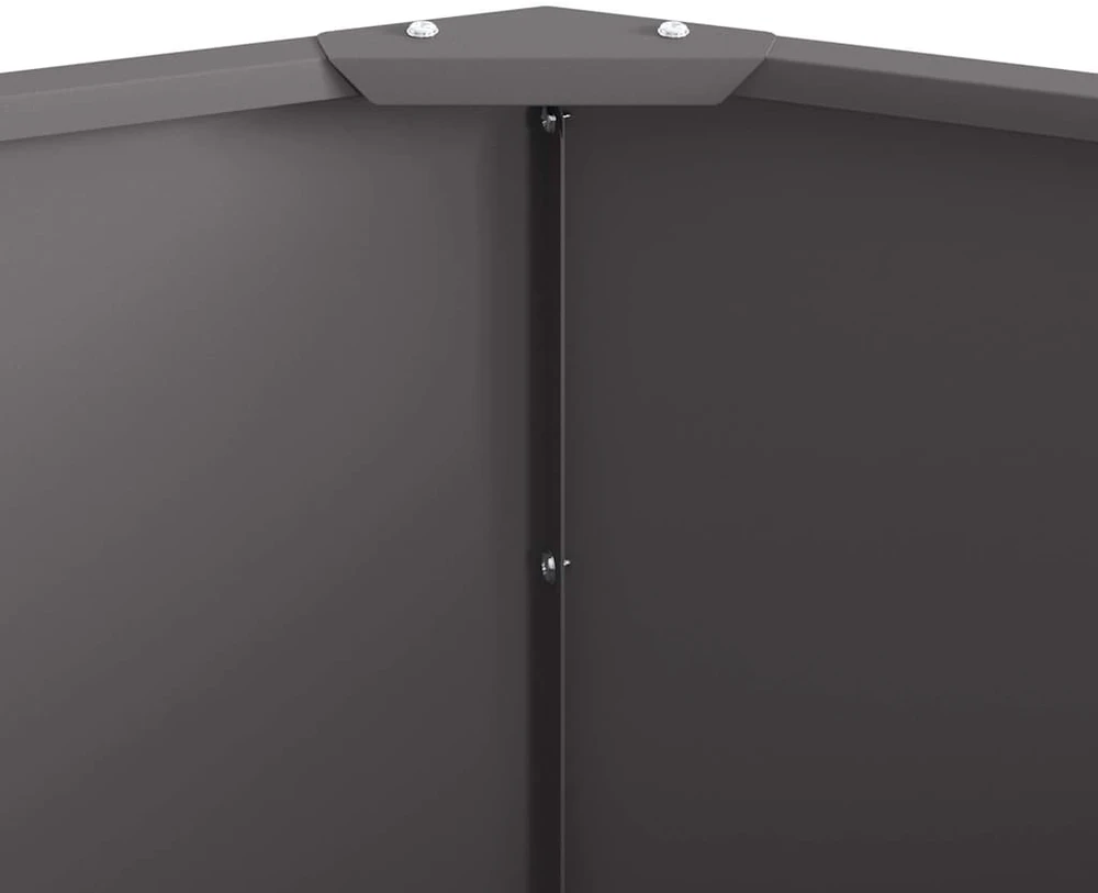 Lovelis Juoda 120 x 120 x 50 cm Plienas