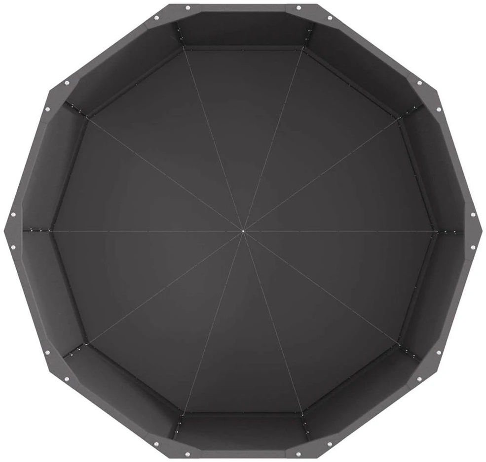 Lovelis Juoda 90 x 90 x 50 cm Plienas