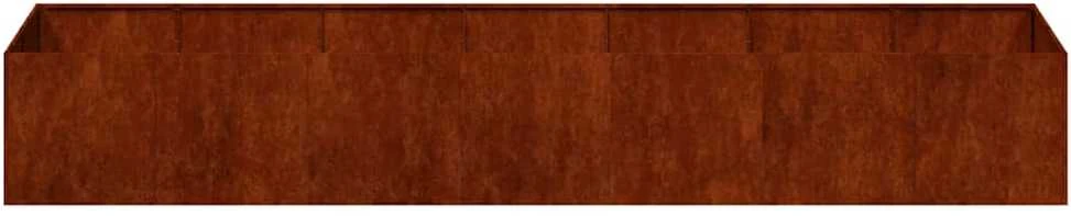 Lovelis, rūdžių, 280x80x40cm, oro sąlygoms atsparus plienas