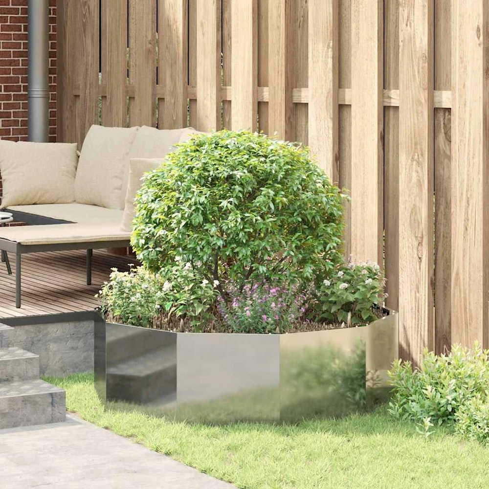 Lovelis Sidabro 120 x 120 x 35 cm Cinkuota plienas