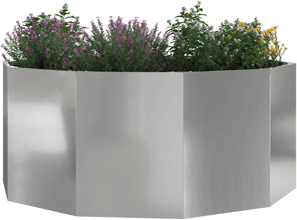 Lovelis Sidabro 120 x 120 x 50 cm Cinkuota plienas