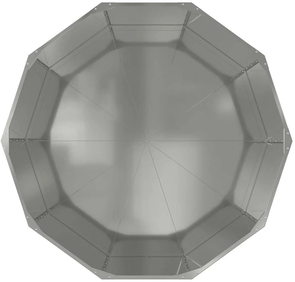 Lovelis Sidabro 120 x 120 x 50 cm Cinkuota plienas