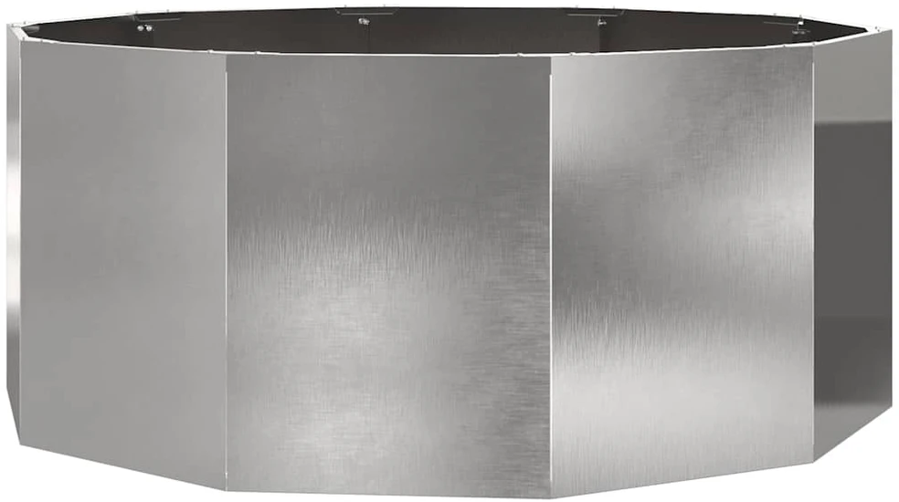Lovelis Sidabro 120 x 120 x 50 cm Nerūdijantis Plienas