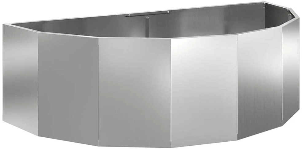 Lovelis Sidabro 120 x 60 x 35 cm Cinkuota plienas