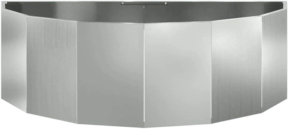 Lovelis Sidabro 120 x 60 x 35 cm Cinkuota plienas