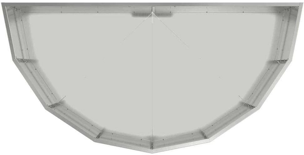 Lovelis Sidabro 120 x 60 x 35 cm Cinkuota plienas