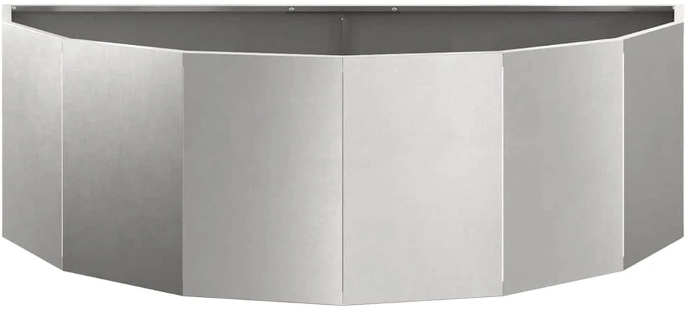 Lovelis Sidabro 120 x 60 x 35 cm Nerūdijantis Plienas