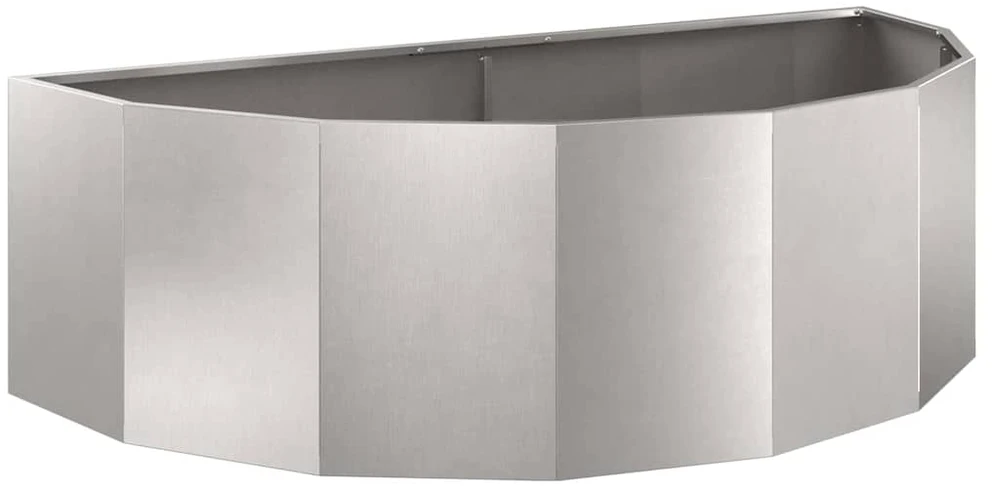 Lovelis Sidabro 120 x 60 x 35 cm Nerūdijantis Plienas