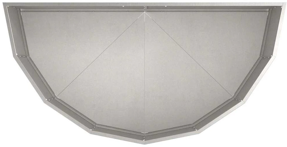 Lovelis Sidabro 120 x 60 x 35 cm Nerūdijantis Plienas