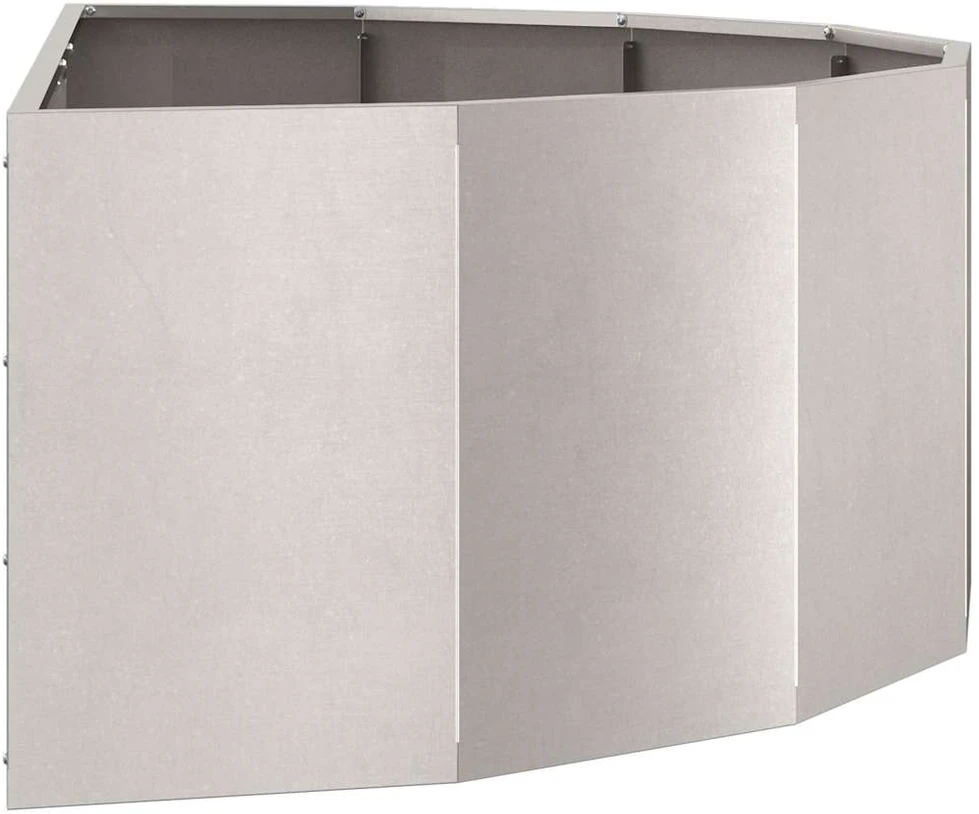 Lovelis Sidabro 120 x 60 x 35 cm Nerūdijantis Plienas