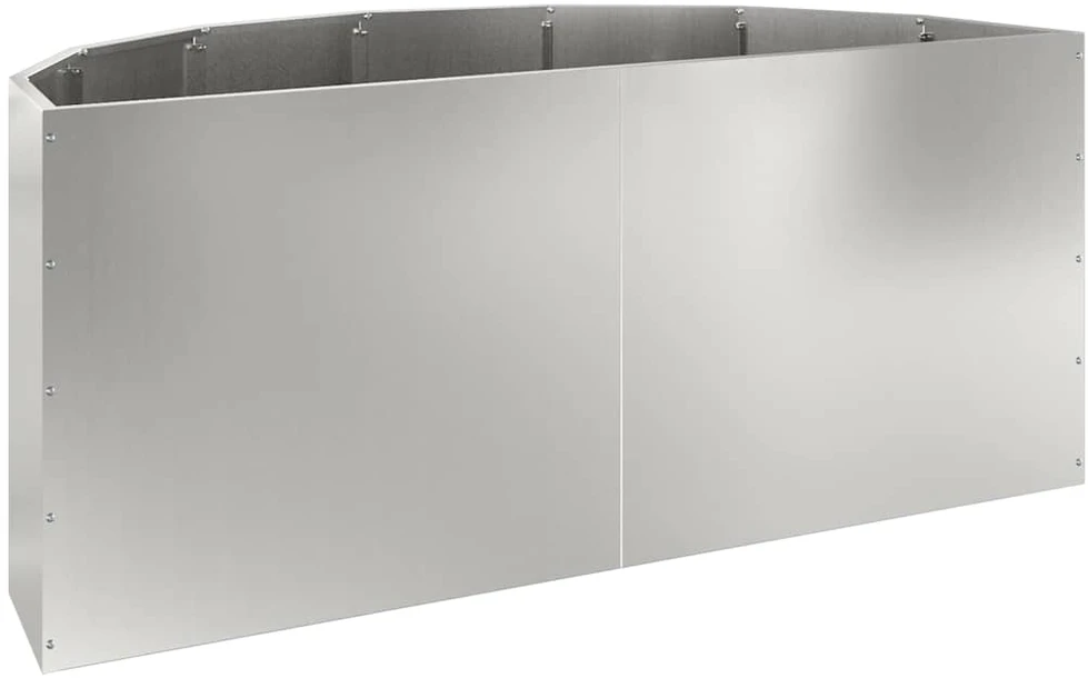 Lovelis Sidabro 120 x 60 x 50 cm Cinkuota plienas