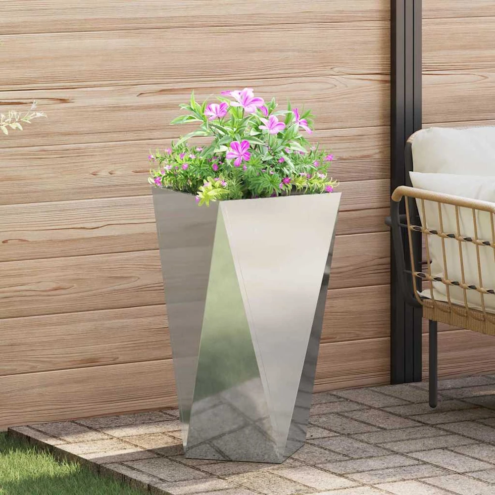 Lovelis Sidabro 40 x 40 x 75 cm Cinkuota plienas