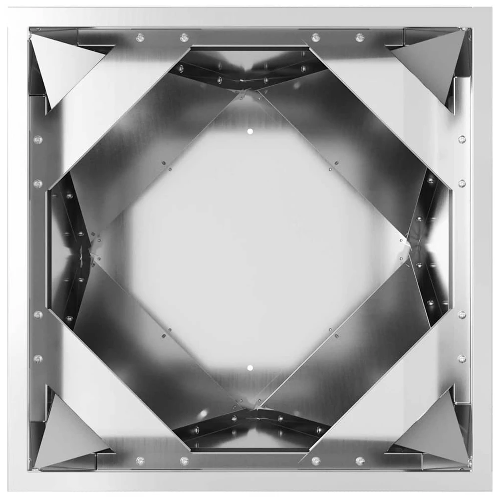 Lovelis Sidabro 40 x 40 x 75 cm Cinkuota plienas