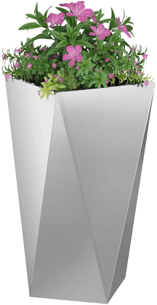 Lovelis Sidabro 40 x 40 x 75 cm Cinkuota plienas