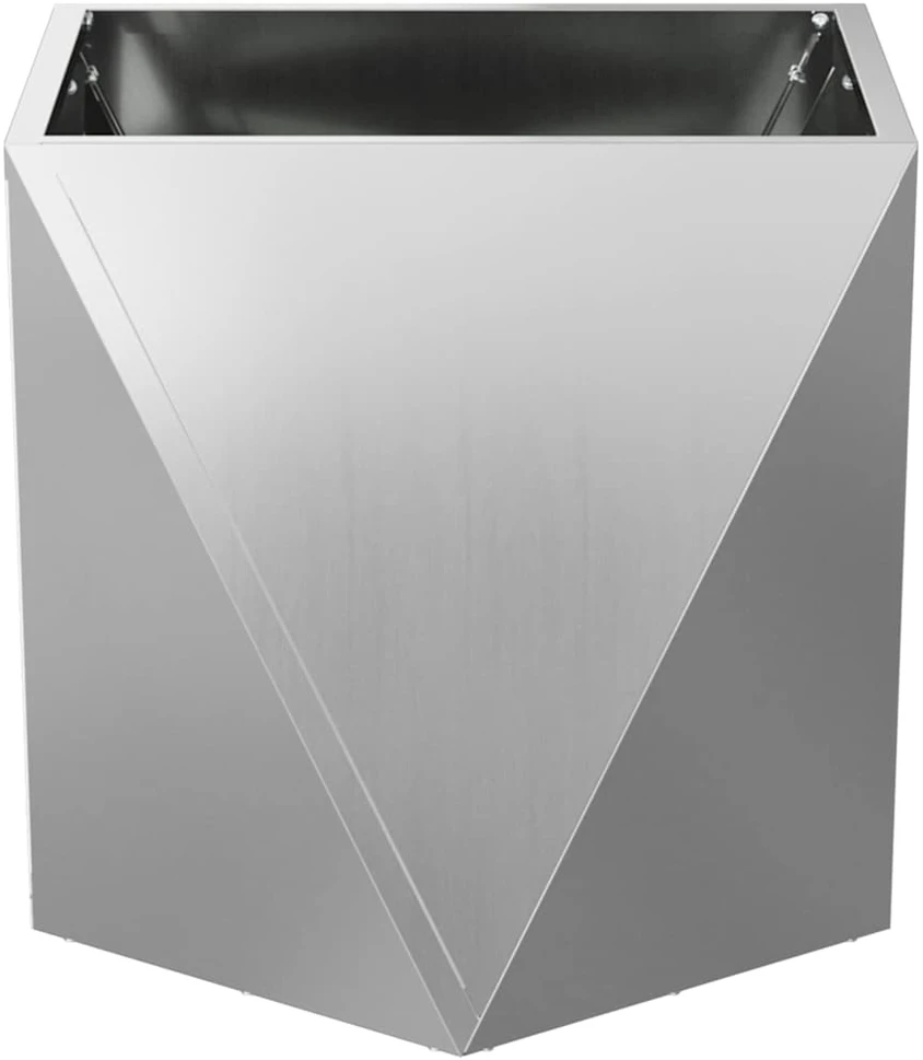Lovelis Sidabro 50 x 50 x 50 cm Cinkuota plienas