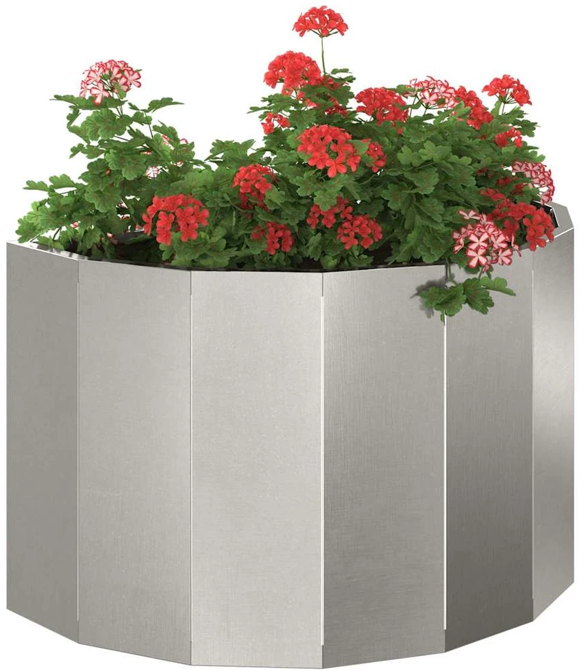 Lovelis Sidabro 60 x 30 x 35 cm Nerūdijantis Plienas