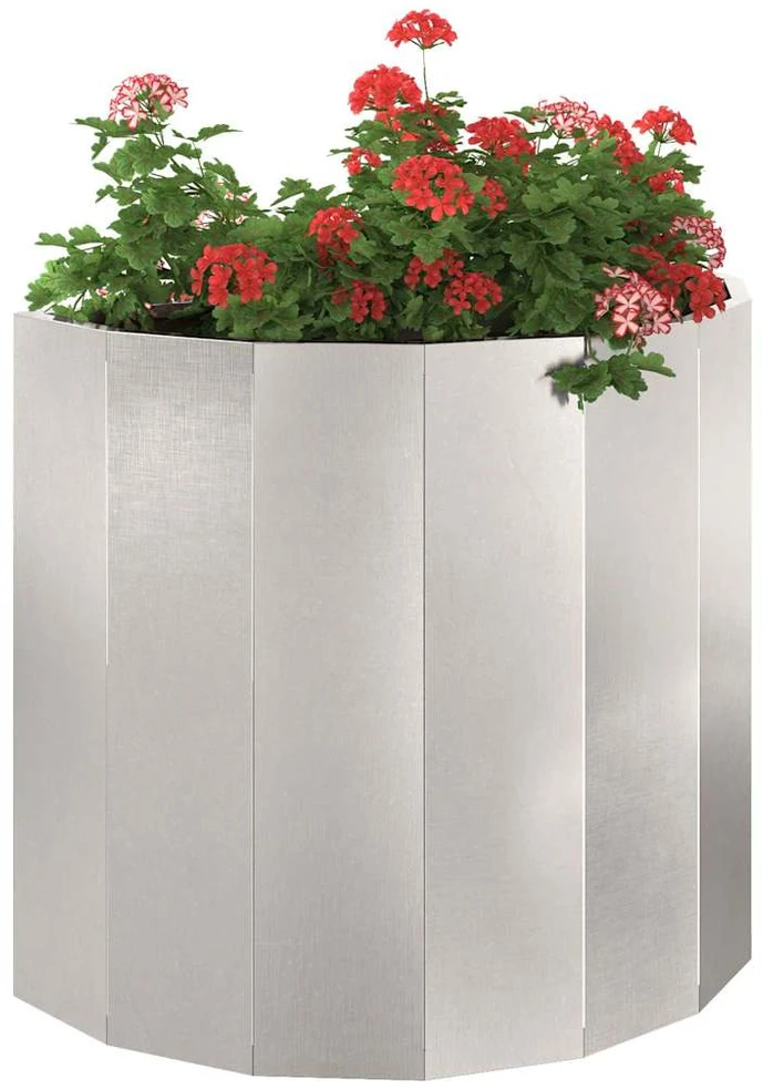 Lovelis Sidabro 60 x 30 x 50 cm Nerūdijantis Plienas