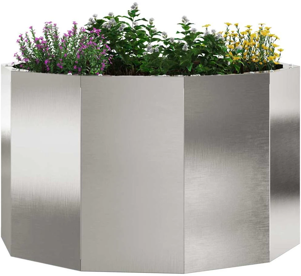 Lovelis Sidabro 60 x 60 x 35 cm Nerūdijantis Plienas