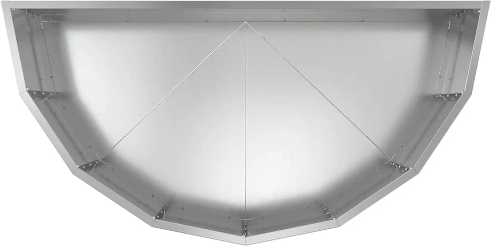 Lovelis Sidabro 90 x 45 x 35 cm Cinkuota plienas