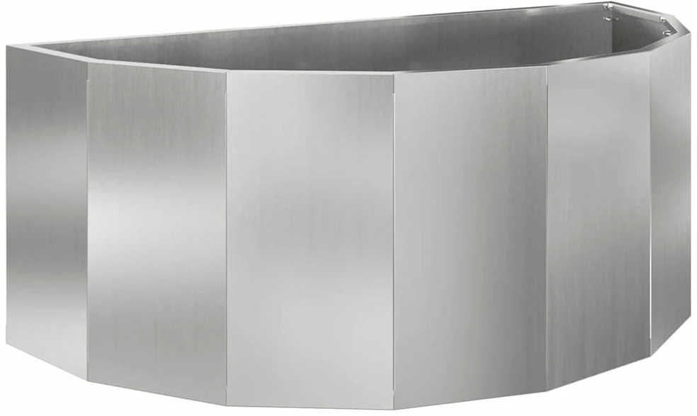 Lovelis Sidabro 90 x 45 x 35 cm Cinkuota plienas